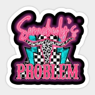 Somebody's Problem Wife Gifts Sticker